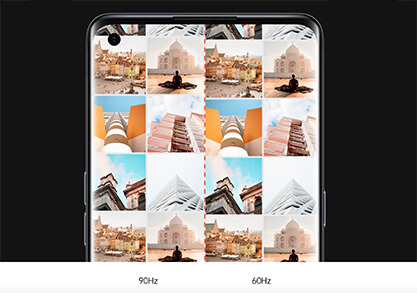 90Hz High Refresh Rate Non-stop smooth