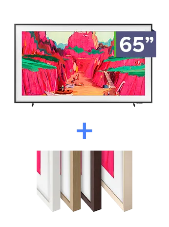 Samsung 65" Frame TV Bundle + Bezel