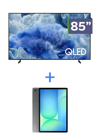 Samsung 85" QLED TV Bundle + Tab S10 FE Wifi