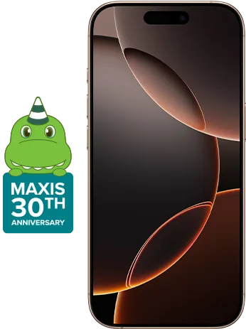 Maxis Apple iPhone 16 Pro Front